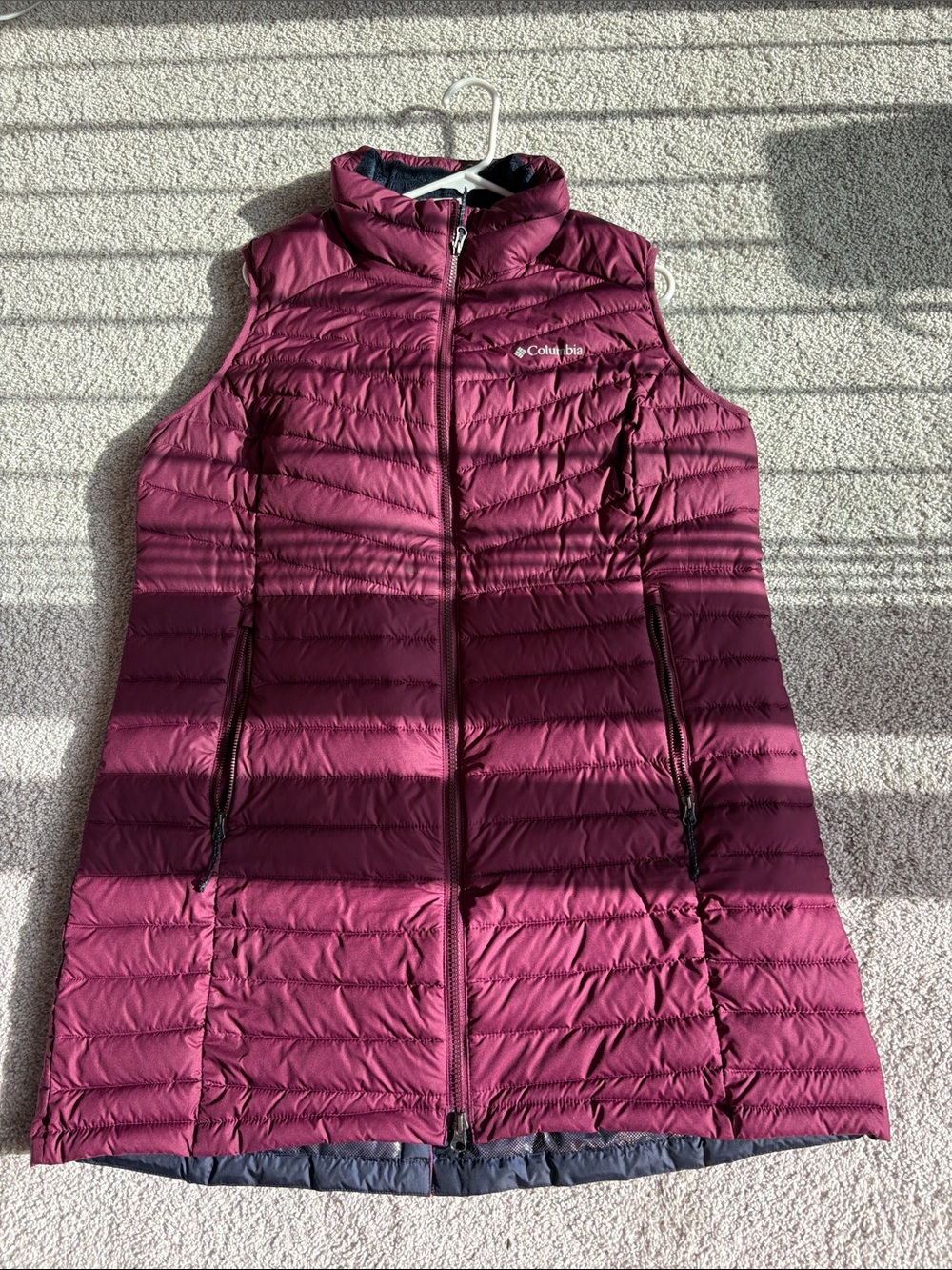 Columbia Women's Burgundy Packable Puffer Vest